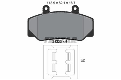 TEXTAR 2123302 Číslo výrobce: 21233. EAN: 4019722270703.
