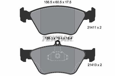 TEXTAR 2141101 Číslo výrobce: 21411. EAN: 4019722083594.