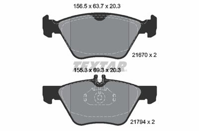 TEXTAR 2167001 Číslo výrobce: 21670. EAN: 4019722178269.