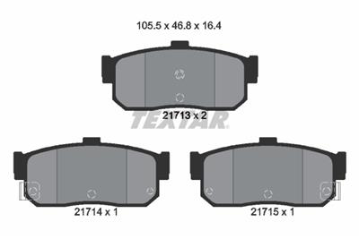 TEXTAR 2171301 Číslo výrobce: 21713. EAN: 4019722202759.