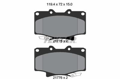 TEXTAR 2177501 Číslo výrobce: 21775. EAN: 4019722198045.