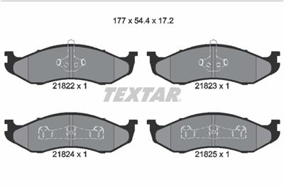 TEXTAR 2182202 Číslo výrobce: 21822. EAN: 4019722260681.