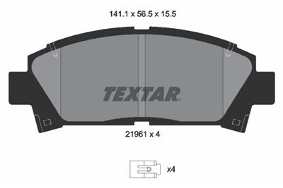 TEXTAR 2196102 Číslo výrobce: 21961. EAN: 4019722265624.
