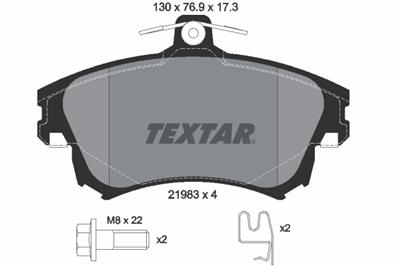 TEXTAR 2198302 Číslo výrobce: 21983. EAN: 4019722193736.