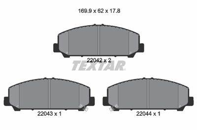 TEXTAR 2204201 Číslo výrobce: 22042. EAN: 4019722471841.