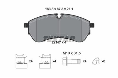 TEXTAR 2214701 Číslo výrobce: 22147. EAN: 4019722498299.