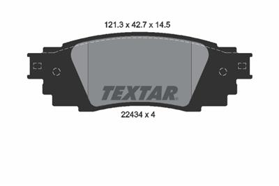 TEXTAR 2243401 Číslo výrobce: 22434. EAN: 4019722484124.