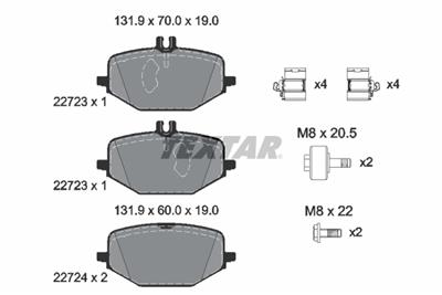 TEXTAR 2272301 Číslo výrobce: 22723. EAN: 4019722544033.