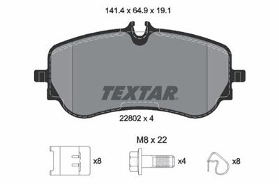 TEXTAR 2280201 Číslo výrobce: 22802. EAN: 4019722528316.