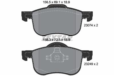 TEXTAR 2307401 Číslo výrobce: 23074. EAN: 4019722277504.