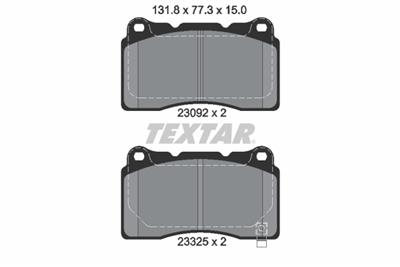 TEXTAR 2309204 Číslo výrobce: 23092. EAN: 4019722279225.