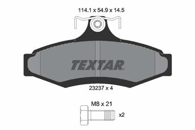 TEXTAR 2323701 Číslo výrobce: 23237. EAN: 4019722242861.