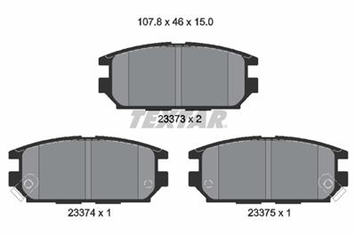 TEXTAR 2337301 Číslo výrobce: 23373. EAN: 4019722245091.