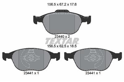 TEXTAR 2344004 Číslo výrobce: 23440. EAN: 4019722240935.