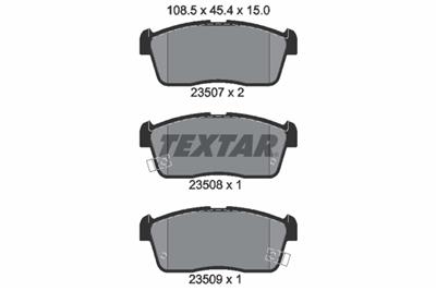 TEXTAR 2350701 Číslo výrobce: 23507. EAN: 4019722245138.
