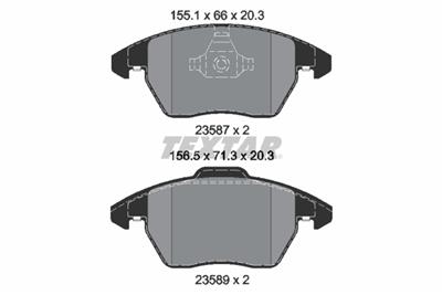 TEXTAR 2358704 Číslo výrobce: 23587. EAN: 4019722297298.