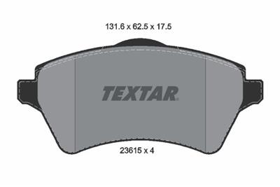 TEXTAR 2361501 Číslo výrobce: 23615. EAN: 4019722246135.