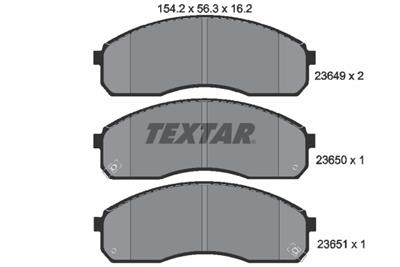 TEXTAR 2364901 Číslo výrobce: 23649. EAN: 4019722243349.