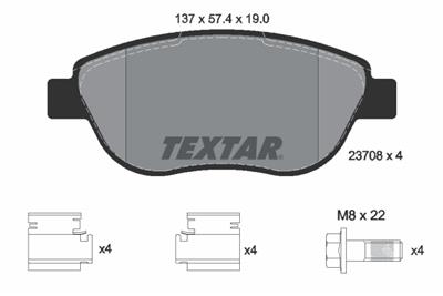 TEXTAR 2370803 Číslo výrobce: 23708. EAN: 4019722265143.