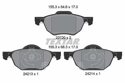 TEXTAR 2372001 Číslo výrobce: 23720. EAN: 4019722270611.