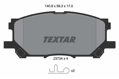 TEXTAR 2373401 Číslo výrobce: 23734. EAN: 4019722248481.