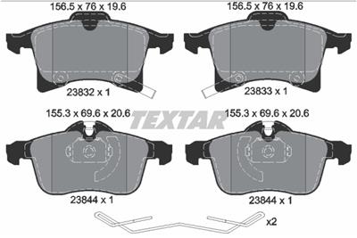 TEXTAR 2383204 Číslo výrobce: 23832. EAN: 4019722486364.