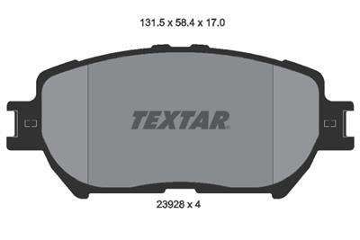 TEXTAR 2392801 Číslo výrobce: 23928. EAN: 4019722261756.