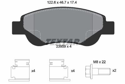 TEXTAR 2395901 Číslo výrobce: 23959. EAN: 4019722277498.