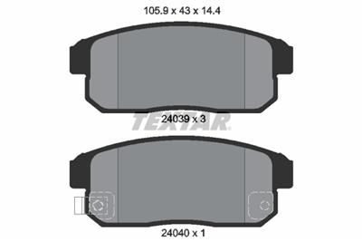 TEXTAR 2403901 Číslo výrobce: 24039. EAN: 4019722261862.