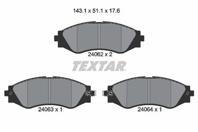 TEXTAR 2406201 Číslo výrobce: 24062. EAN: 4019722268892.