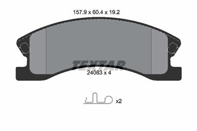 TEXTAR 2408301 Číslo výrobce: 24083. EAN: 4019722267192.