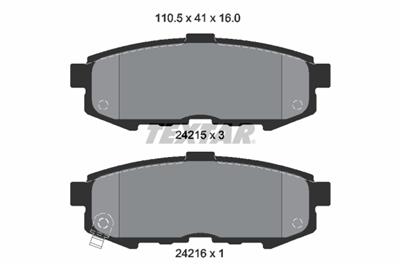 TEXTAR 2421501 Číslo výrobce: 24215. EAN: 4019722275814.