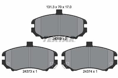 TEXTAR 2436901 Číslo výrobce: 24369. EAN: 4019722289408.