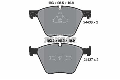 TEXTAR 2443601 Číslo výrobce: 24436. EAN: 4019722445514.