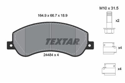 TEXTAR 2448404 Číslo výrobce: 24484. EAN: 4019722312298.