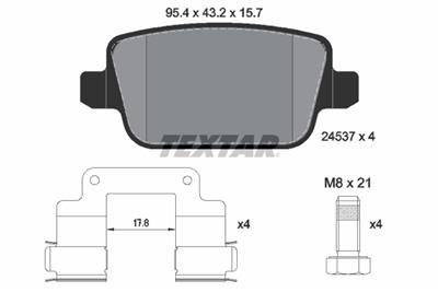 TEXTAR 2453702 Číslo výrobce: 24537. EAN: 4019722289019.