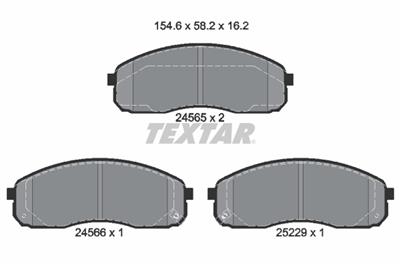 TEXTAR 2456501 Číslo výrobce: 24565. EAN: 4019722439605.