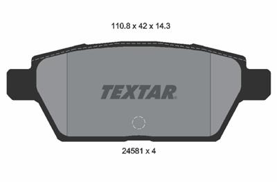 TEXTAR 2458102 Číslo výrobce: 24581. EAN: 4019722415708.