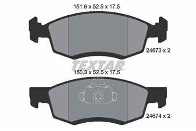 TEXTAR 2467301 Číslo výrobce: 24673. EAN: 4019722300363.
