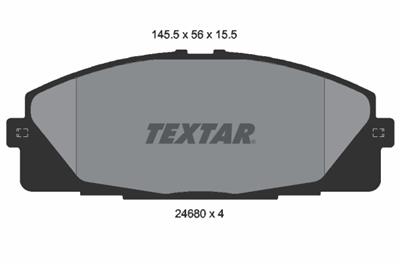 TEXTAR 2468001 Číslo výrobce: 24680. EAN: 4019722424007.