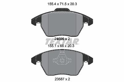 TEXTAR 2469601 Číslo výrobce: 22165. EAN: 4019722477027.