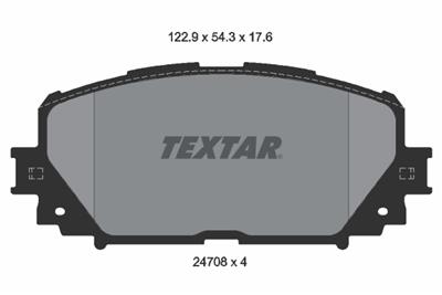 TEXTAR 2470801 Číslo výrobce: 24708. EAN: 4019722301599.