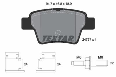 TEXTAR 2473701 Číslo výrobce: 24737. EAN: 4019722296000.