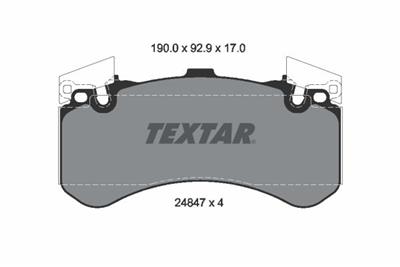 TEXTAR 2484701 Číslo výrobce: 24847. EAN: 4019722406393.