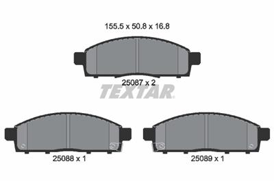 TEXTAR 2508701 Číslo výrobce: 25087. EAN: 4019722415401.