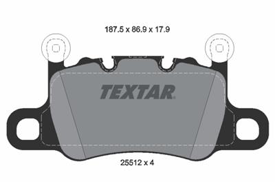 TEXTAR 2551201 Číslo výrobce: 25512. EAN: 4019722465352.