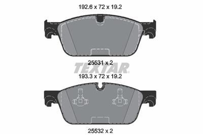TEXTAR 2553101 Číslo výrobce: 25531. EAN: 4019722445460.
