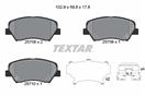 TEXTAR 2570801 Q+ - Sada brzdových destiček, vždy 4 kusy v sadě