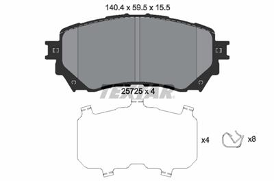 TEXTAR 2572501 Číslo výrobce: 25725. EAN: 4019722458538.