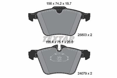 TEXTAR 2580301 Číslo výrobce: 24079. EAN: 4019722458477.
